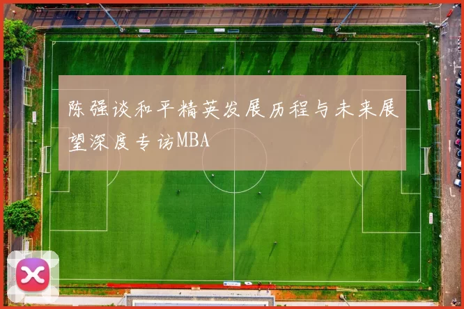 陈强谈和平精英发展历程与未来展望深度专访MBA